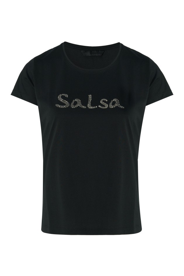 LOGO T-SHIRT, BLACK, XL