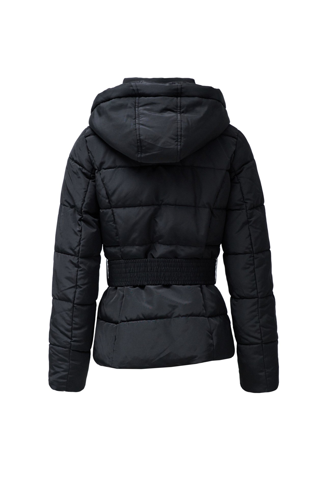 BELTED PUFFER COAT