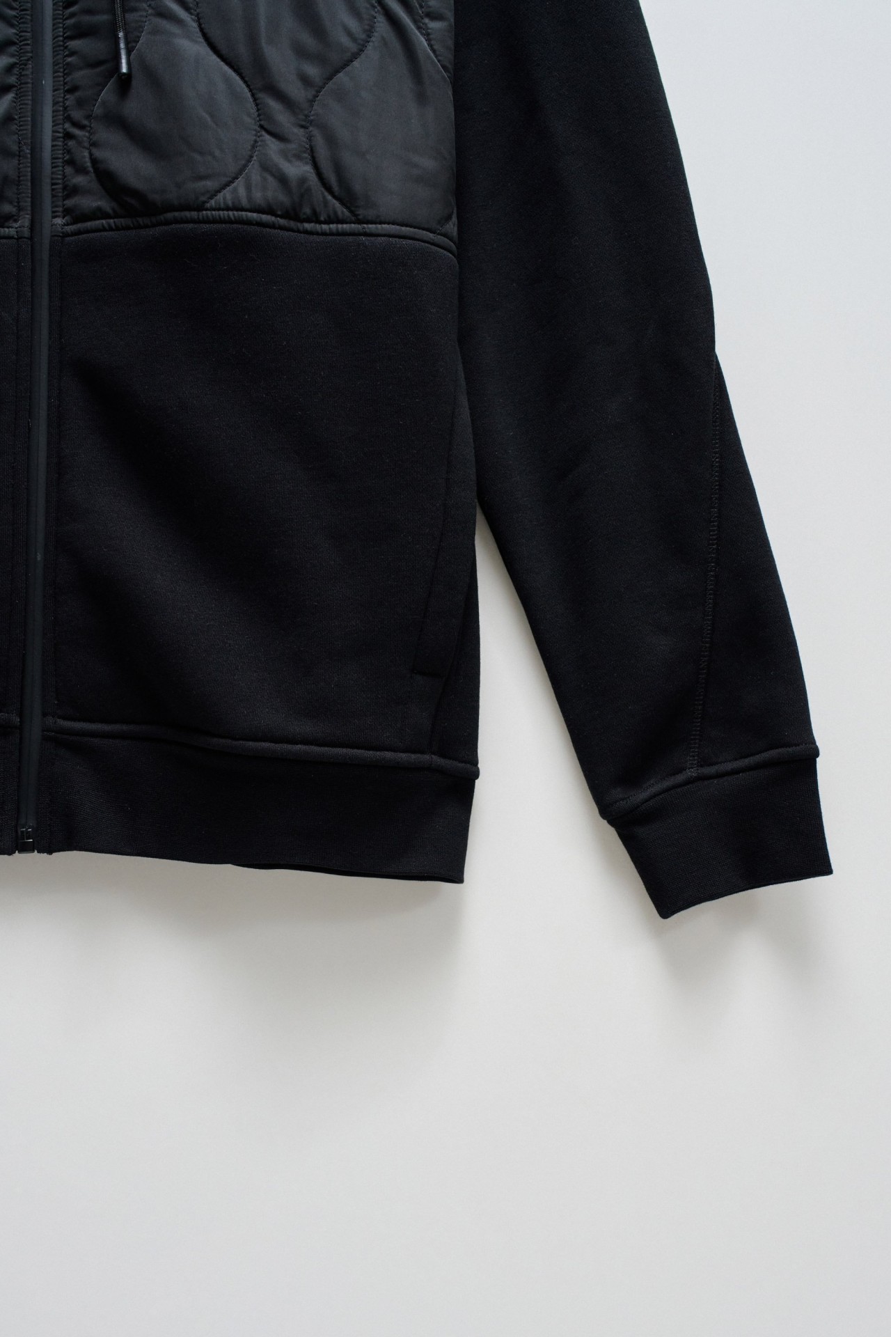 MANTEL AUS MATERIALMIX