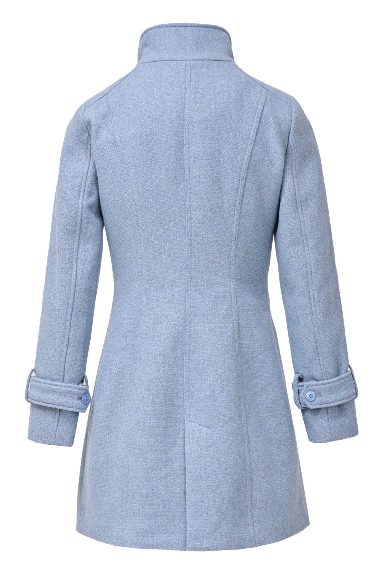 BASIC WOOL COAT, LIGHT BLUE, XXL