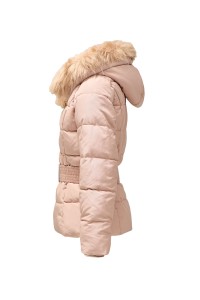 BELTED PUFFER COAT, MEDIUM BEIGE, L