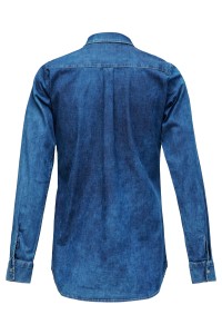OUTLET DENIM SHIRT, MEDIUM WASH, XL