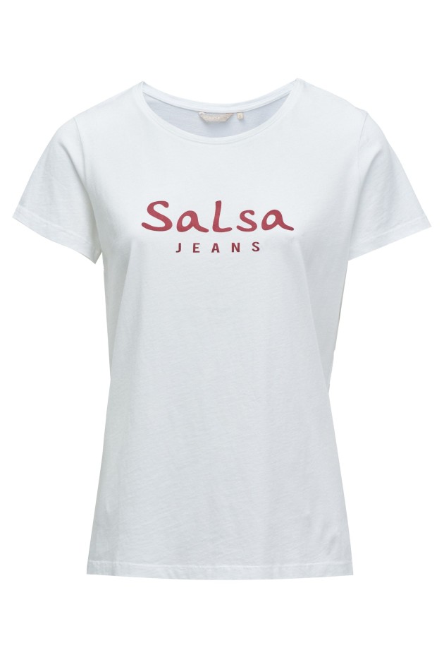 OUTLET BRANDING T-SHIRT, WHITE, XL