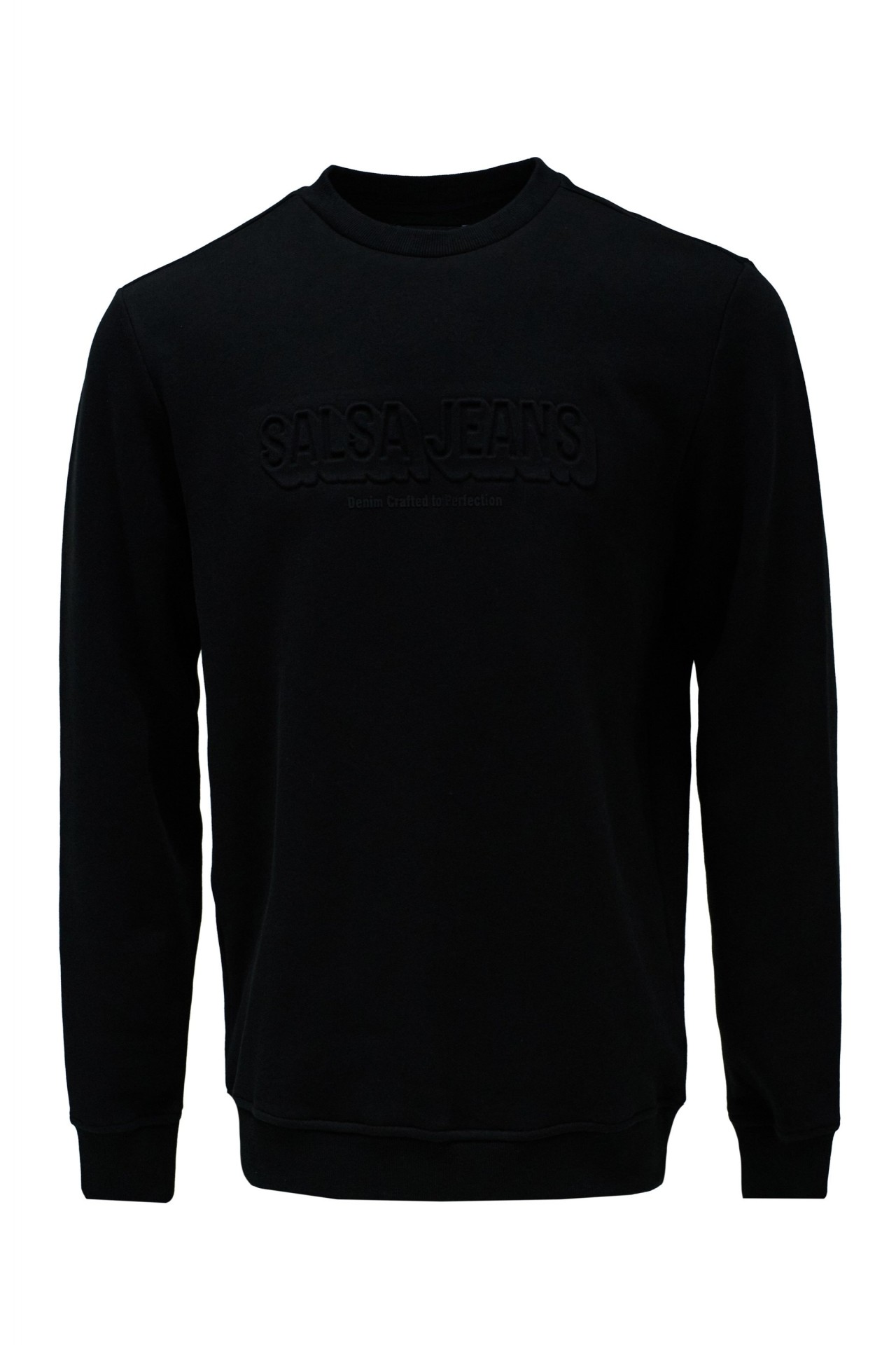 OUTLET CREW NECK SWEATSHIRT, BLACK, XXL