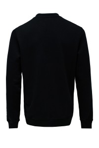 OUTLET CREW NECK SWEATSHIRT, BLACK, XXL