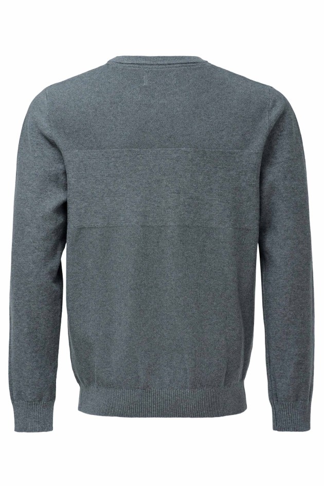 OUTLET BASIC SWEATER, DARK GREY, XL