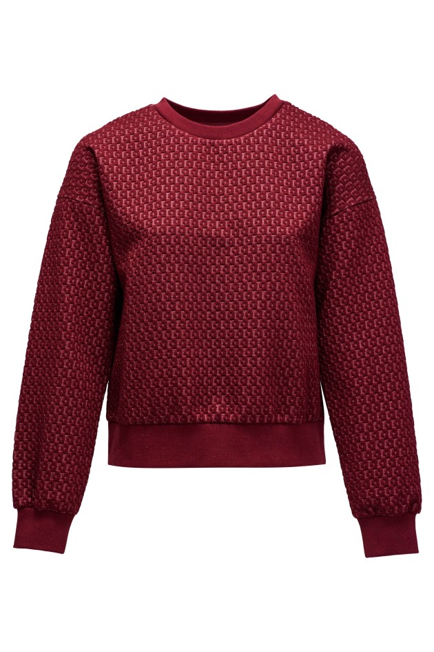 OUTLET JACQUARD LUREX, MEDIUM RED, XXL