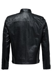 OUTLET LEATHER BIKER, BLACK, XXL