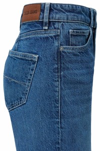 OUTLET TRUE STRAIGH, MEDIUM WASH, 40, 32