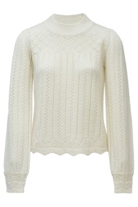 OUTLET SWEATER MOCK-N, MEDIUM PEARL, XXL