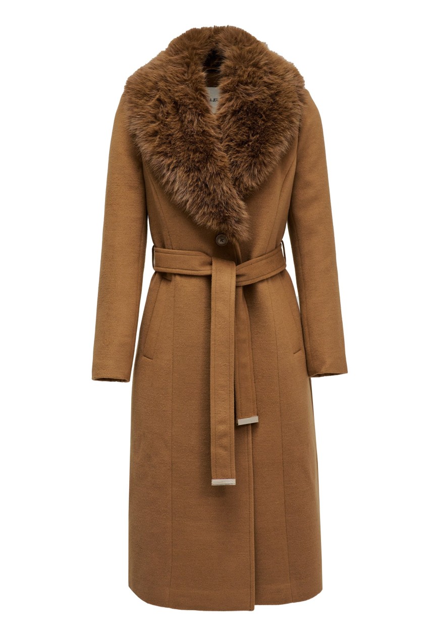 OUTLET 34 CAR COAT W, MEDIUM BROWN, XXL