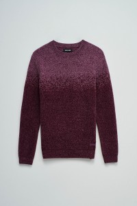 KNIT SWEATER WITH GRADIENT EFFECT