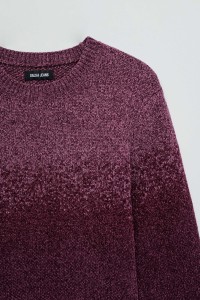 KNIT SWEATER WITH GRADIENT EFFECT