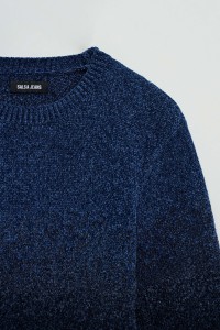 KNIT SWEATER WITH GRADIENT EFFECT