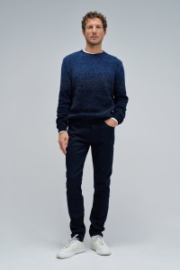 KNIT SWEATER WITH GRADIENT EFFECT