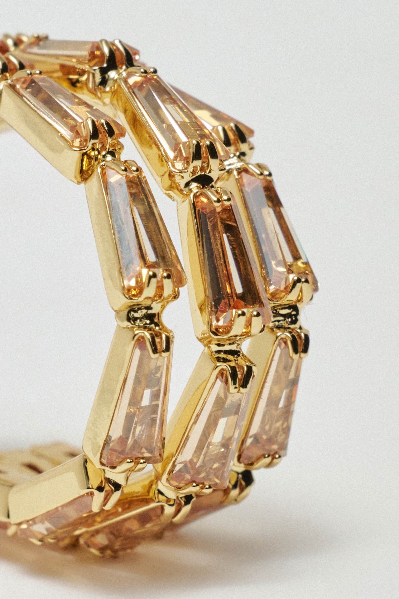 PENDIENTES DE ARO CON CRISTALES