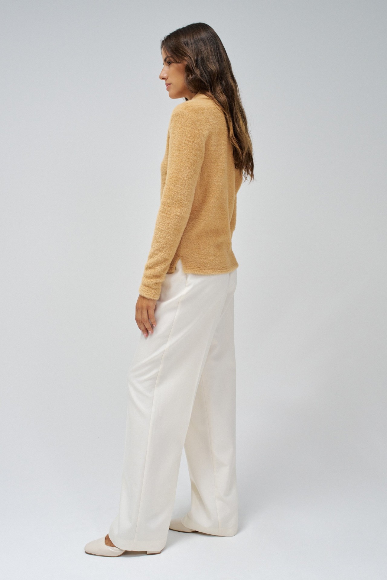 FLEECE POLO-STYLE JUMPER