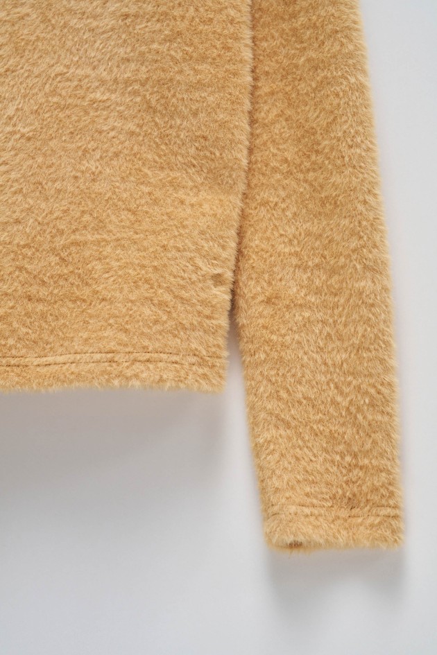 FLEECE POLO-STYLE JUMPER