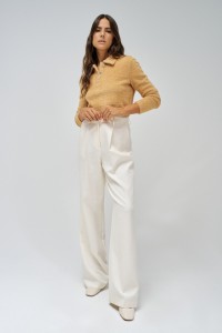 FLEECE POLO-STYLE JUMPER