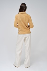 FLEECE POLO-STYLE JUMPER