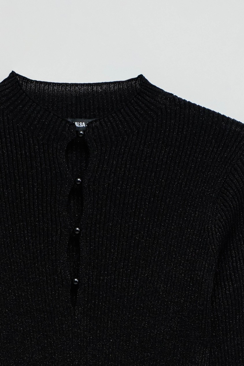 CAMISOLA DE MALHA BRILHANTE