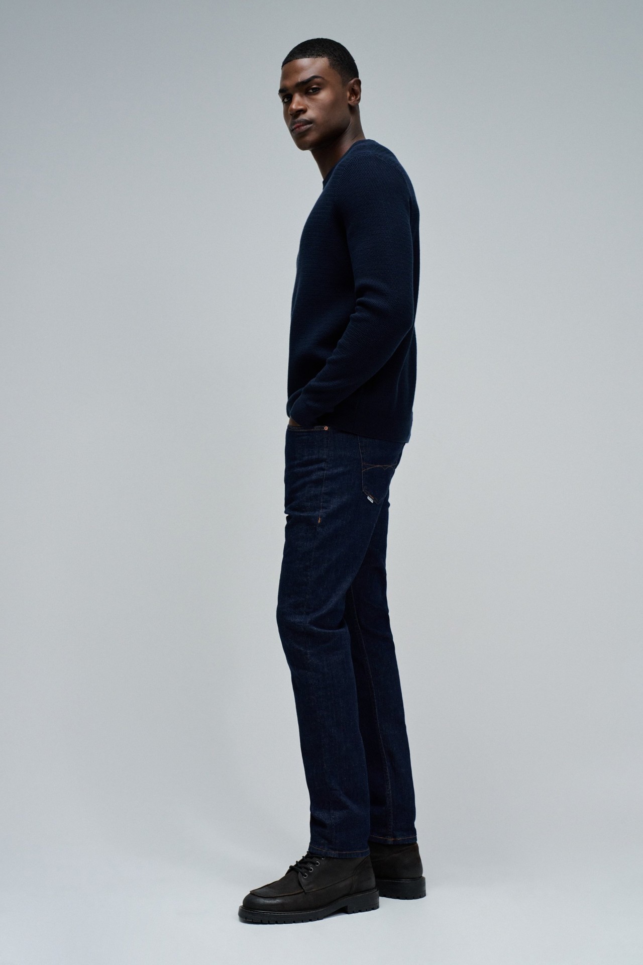 TEXTURED KNIT SWEATER