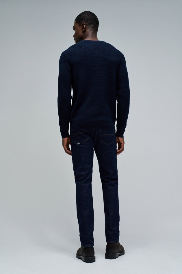 TEXTURED KNIT SWEATER