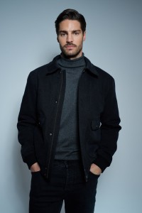 VESTE BOMBER AVEC COL EN FOURRURE VESTE BOMBER AVEC COL EN FOURRURE