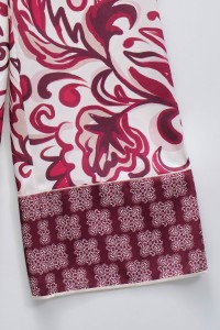 PANTALON COUPE DROITE AVEC IMPRIM FLORAL