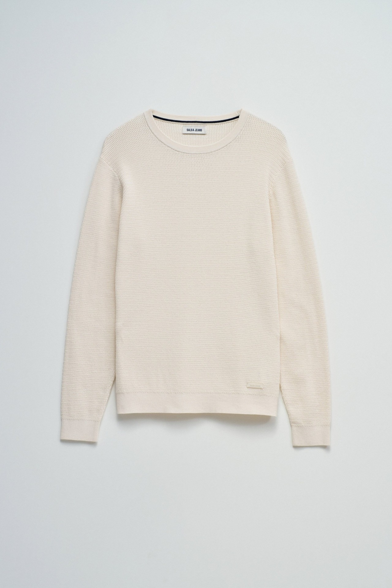 TEXTURED KNIT SWEATER