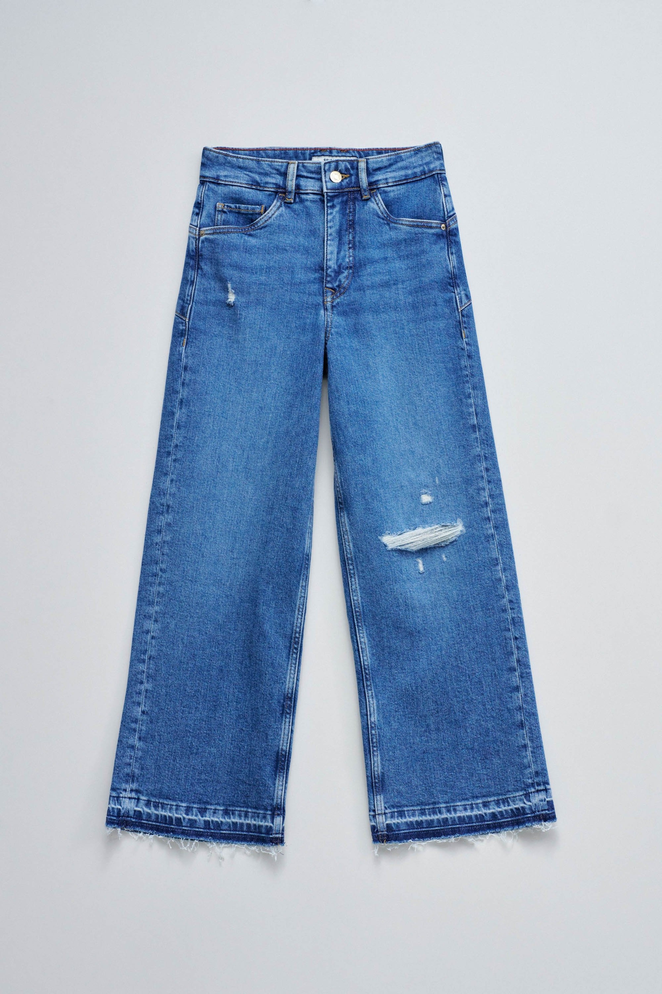 FAITH PUSH IN CROPPED STRAIGHT JEANS
