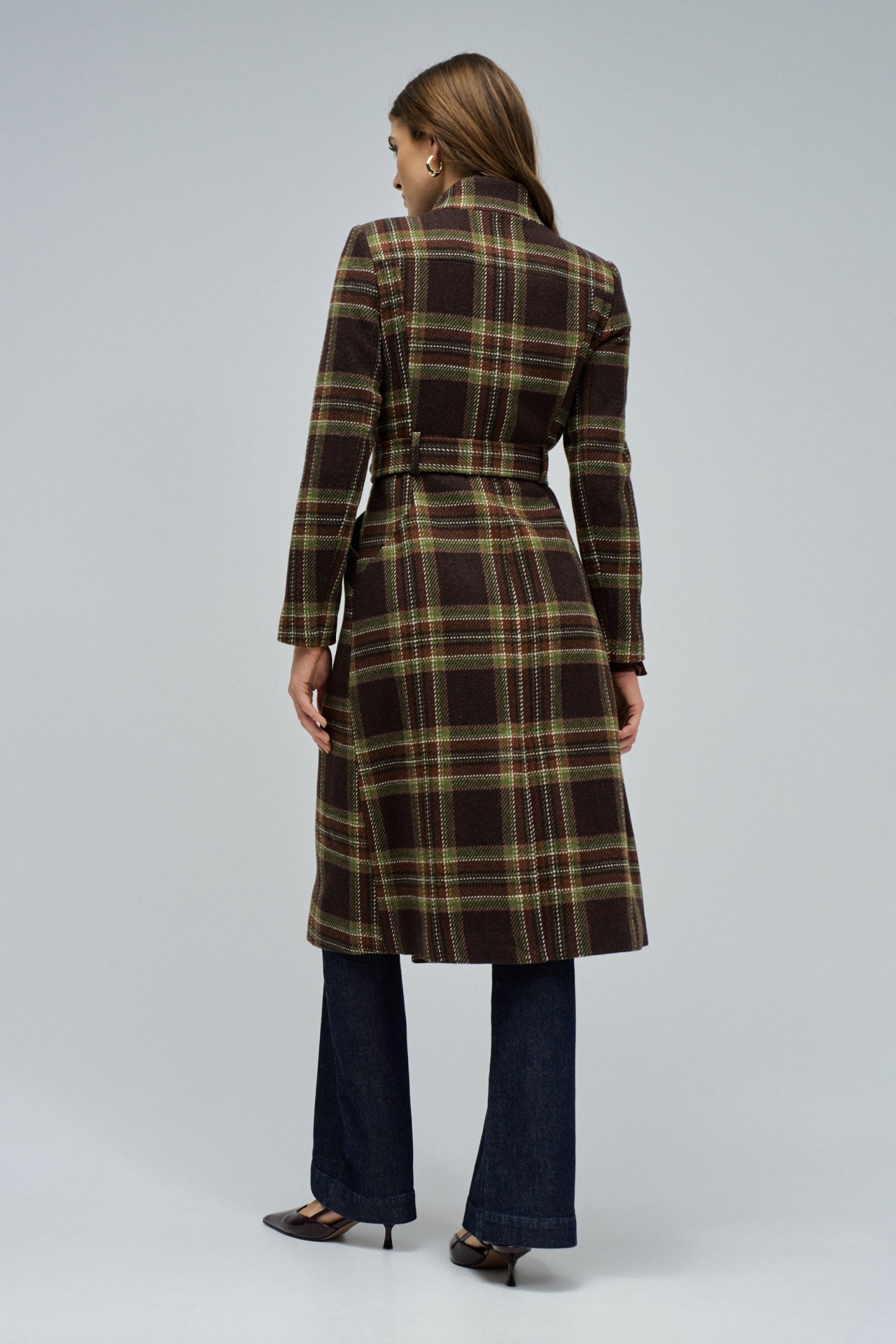 GRACE LONG WOOLLEN COAT WITH BELT