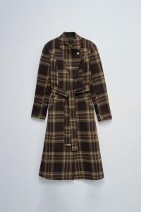 GRACE LONG WOOLLEN COAT WITH BELT