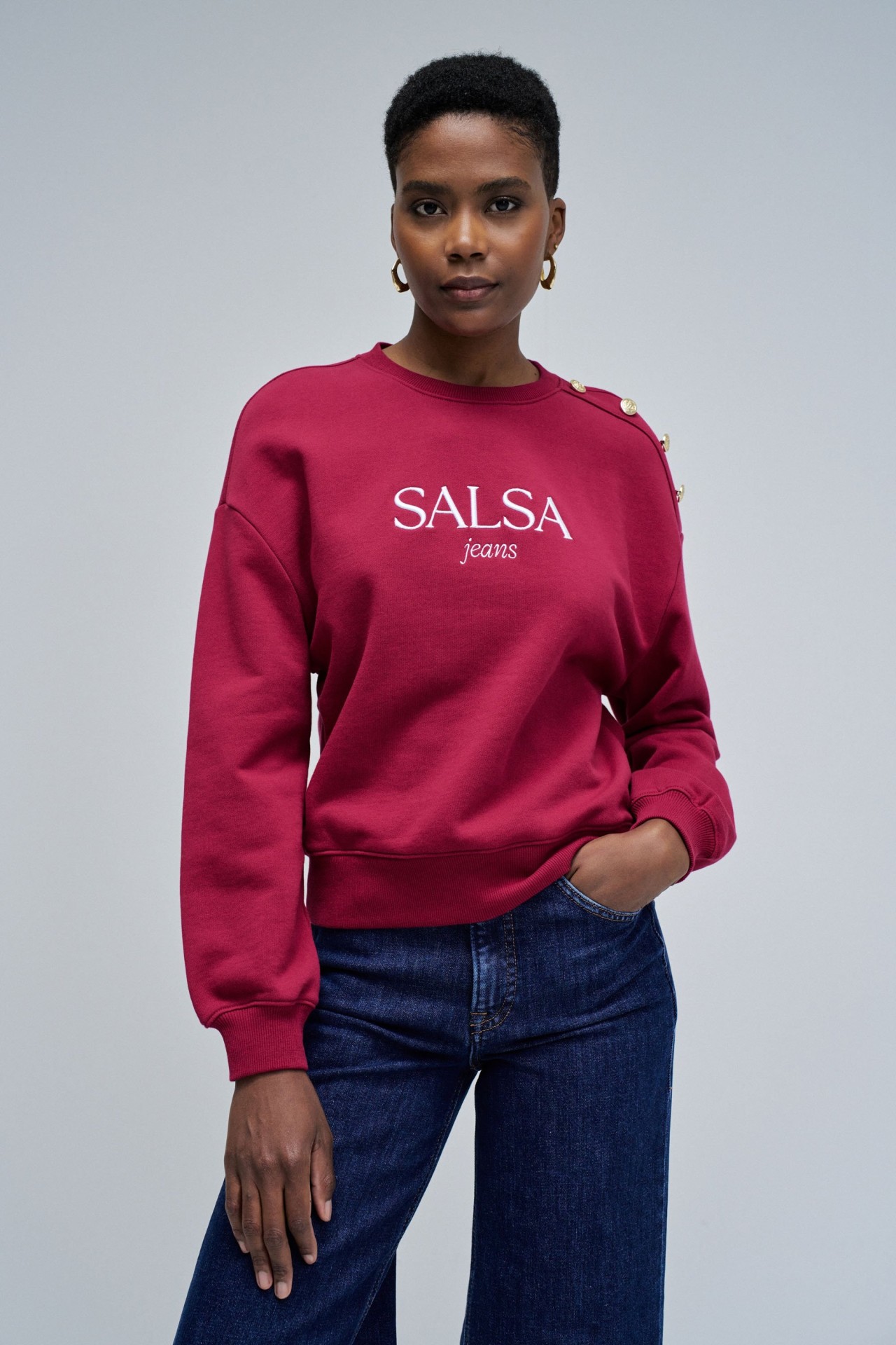 SWEATSHIRT WITH BRANDING