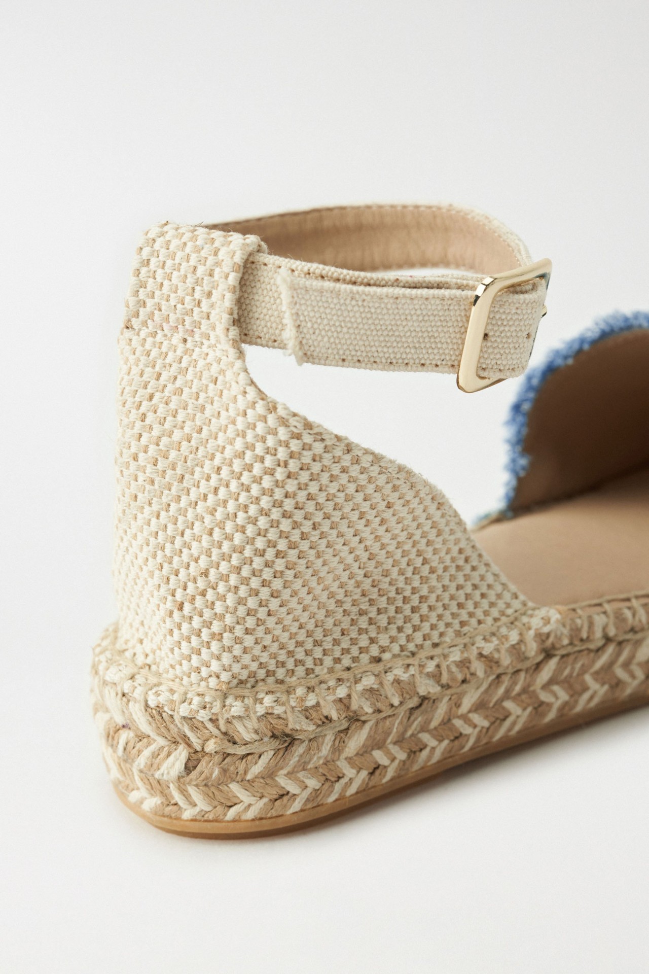 FLAT ESPADRILLES IN DENIM