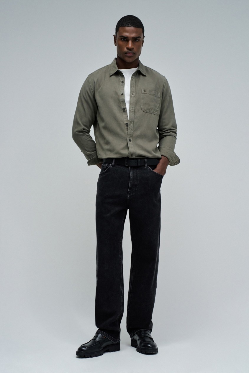 CAMISA DE DENIM LIGERO