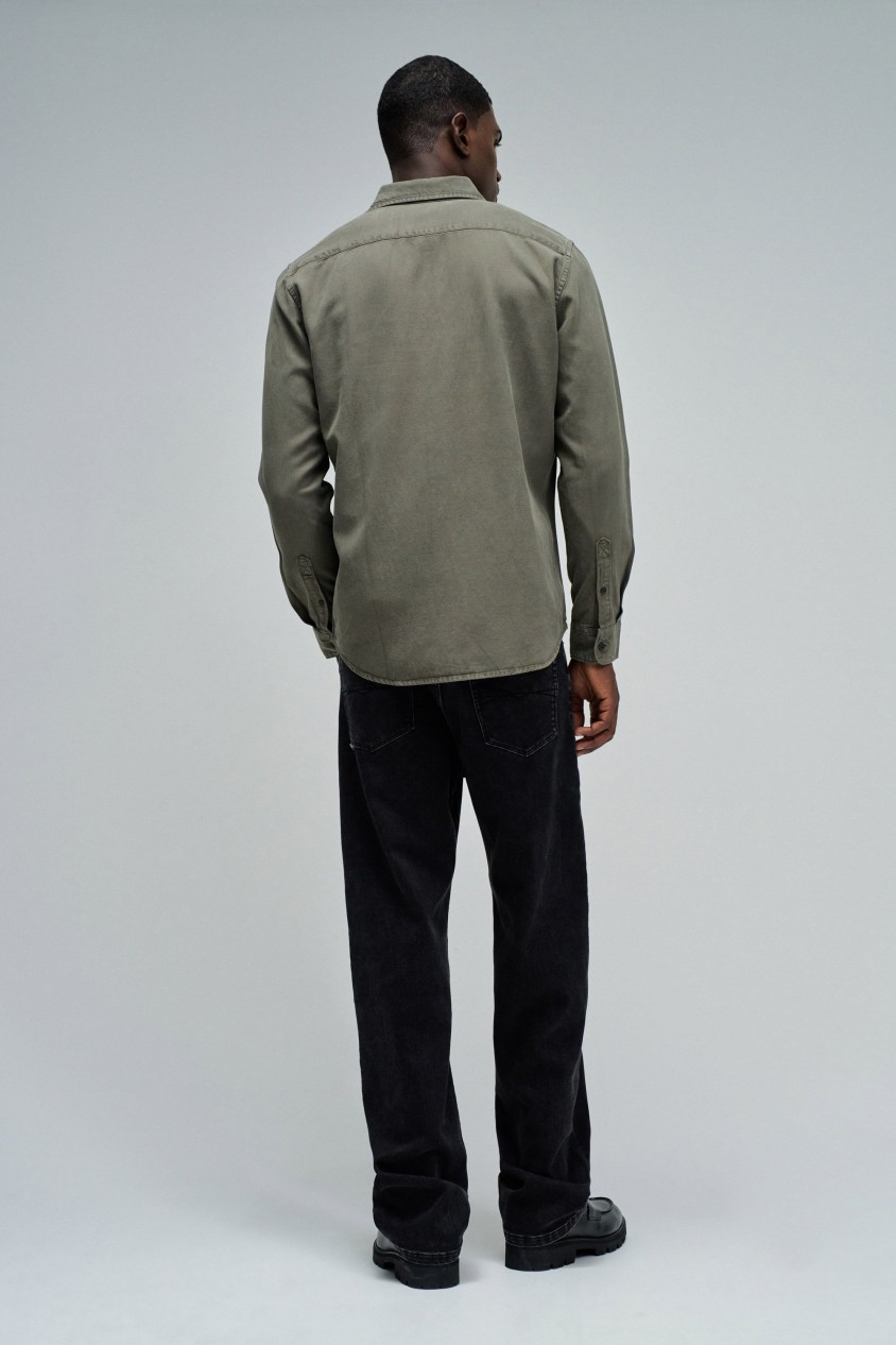 CAMISA DE DENIM LIGERO