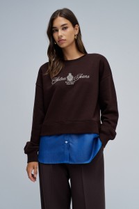 SUDADERA COMBINADA CON CAMISA