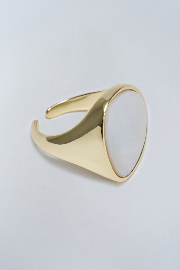 BAGUE AJUSTABLE AVEC NACRE