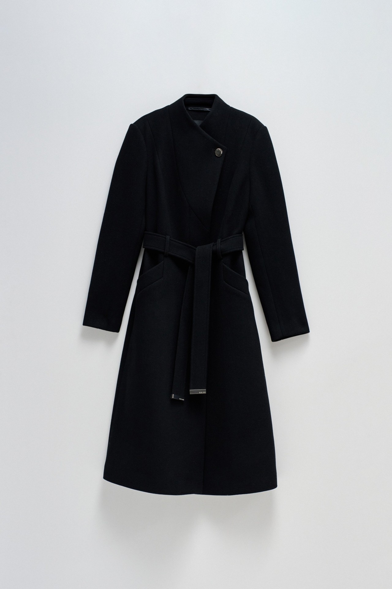 LONG GRACE WOOLLEN COAT WITH BELT