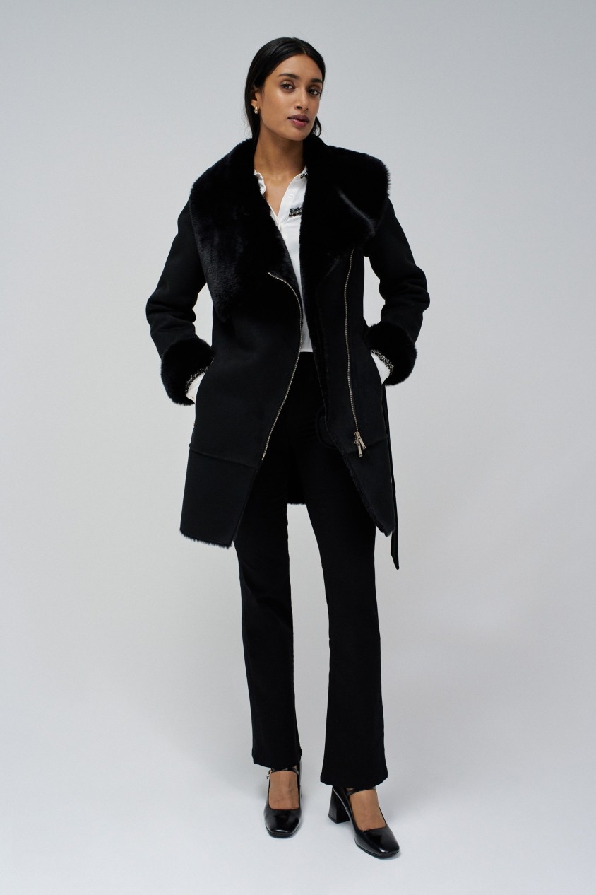 DIANA SHEARLING COAT