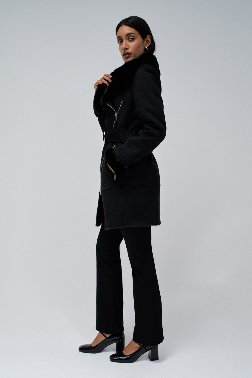 DIANA SHEARLING COAT