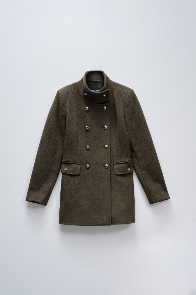 VESTE EN LAINE COURTE