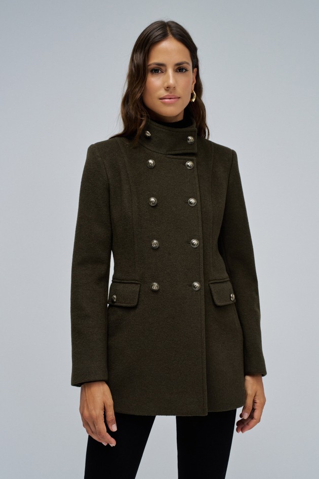 VESTE EN LAINE COURTE