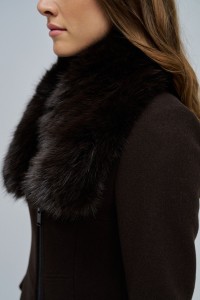 GRACE WOOLLEN COAT WITH FUR