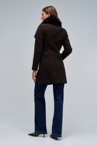GRACE WOOLLEN COAT WITH FUR
