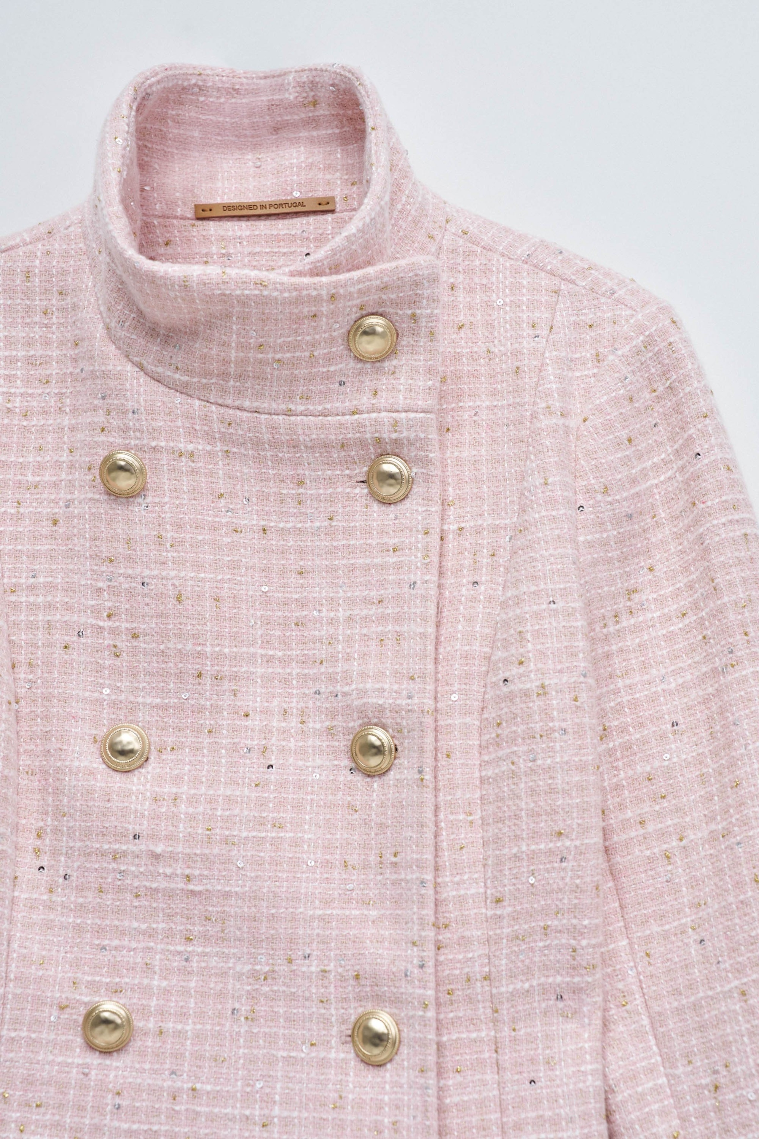 ABRIGO DE PAÑO GRACE EN TWEED