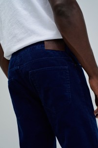 PANTALONES JOGGERS REGULAR FIT EN BOMBAZINA