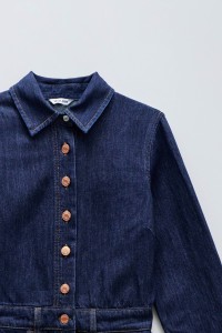 MIDI DENIM KLEID