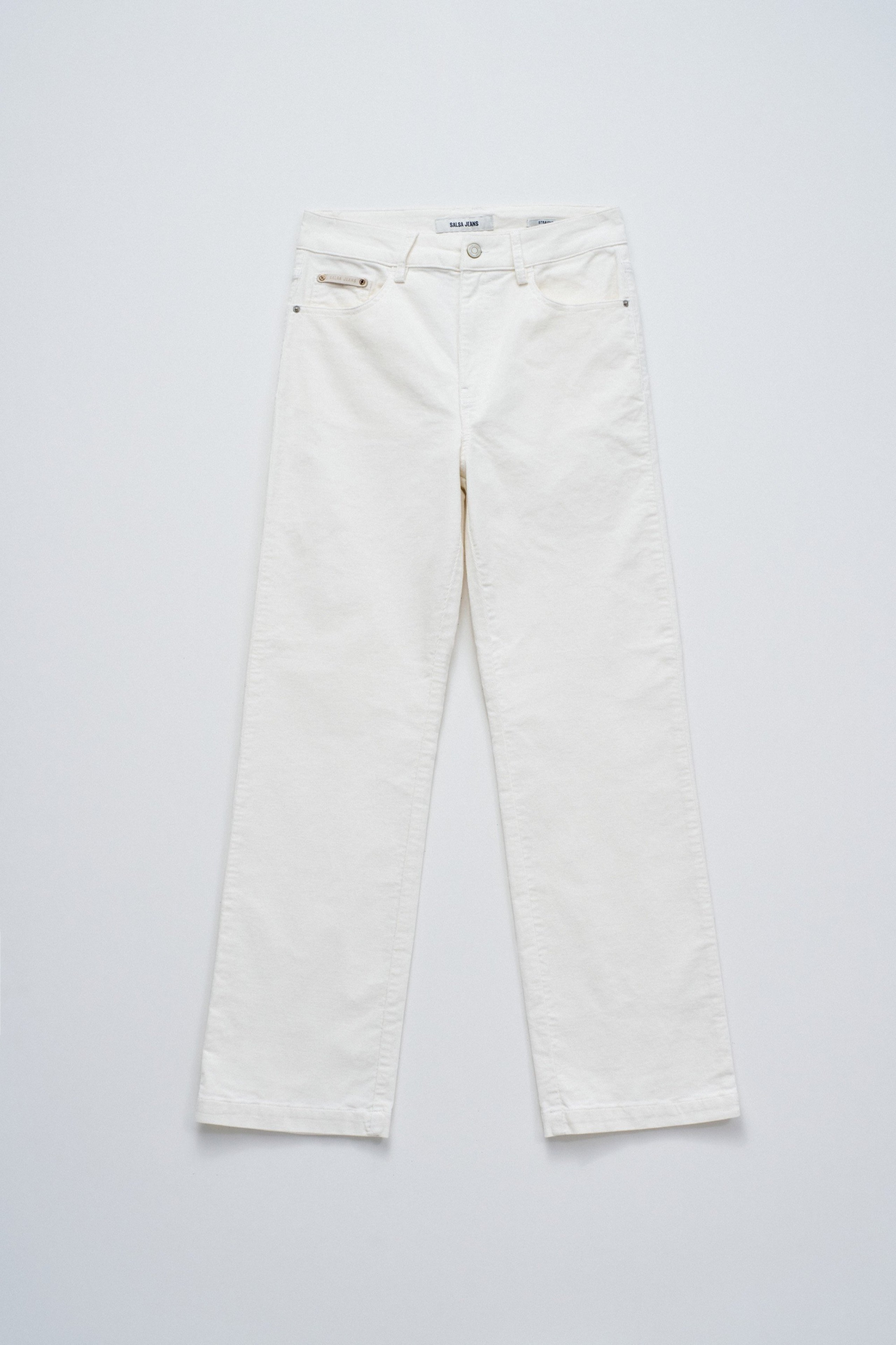 JEANS STRAIGHT EM BOMBAZINE